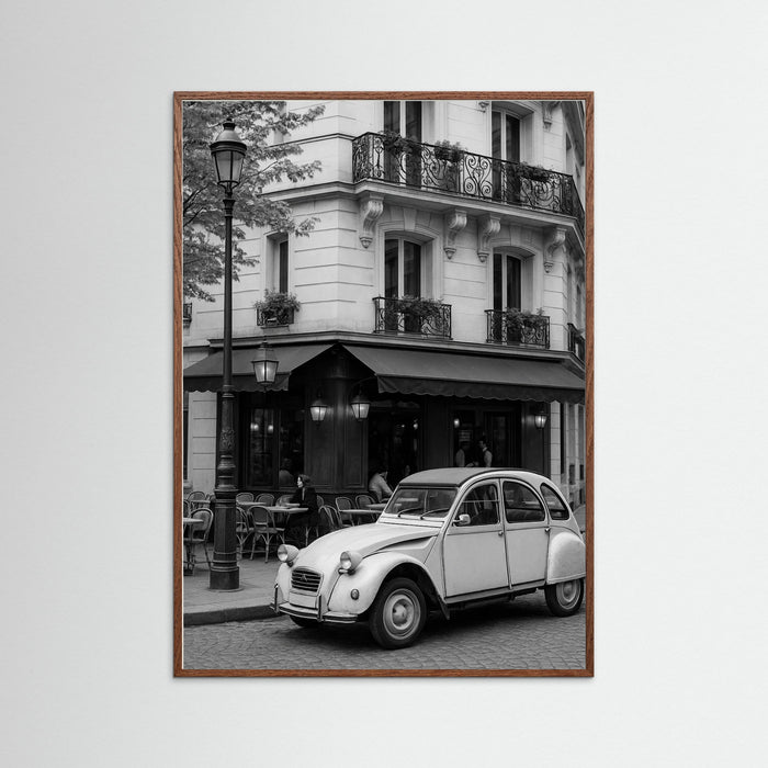 Oak Dark photo Parisian Cafe Scene