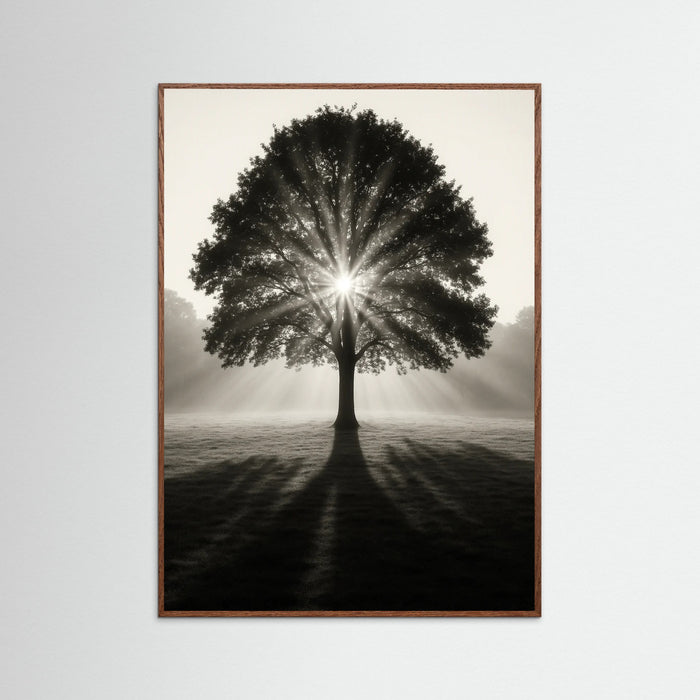 Oak Dark photo Sunlit Tree