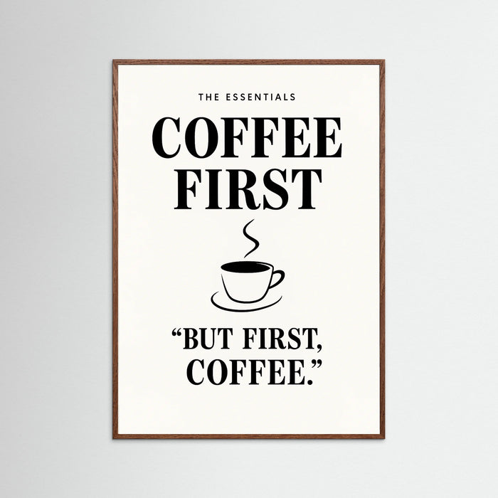 Oak Dark text Coffee Guide