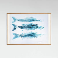 Oak Nature 202 3xfish Poster