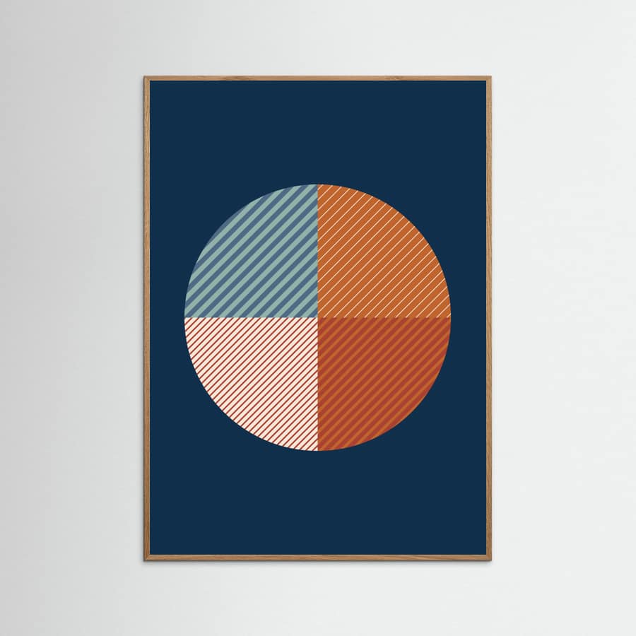 Affiche 3x4 Aspectratiobluerust46