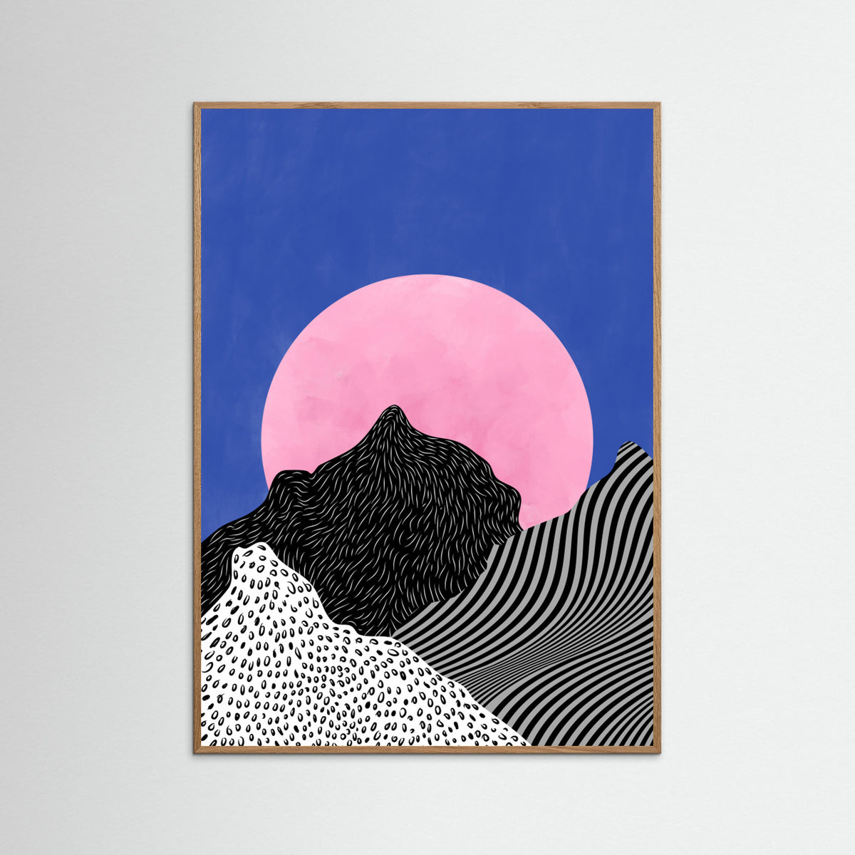 Oak Nature Abstract Composition No. 43 Poster