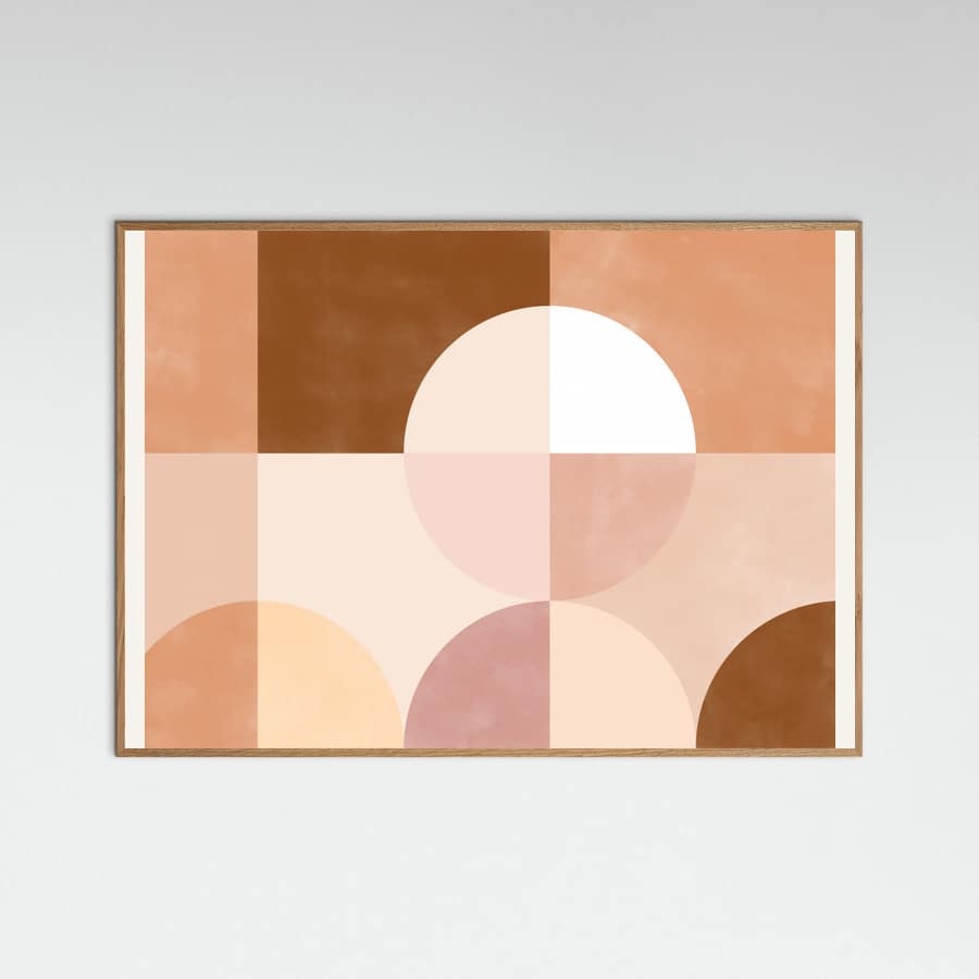 3x4 Aspectratiosoftpink37 Poster