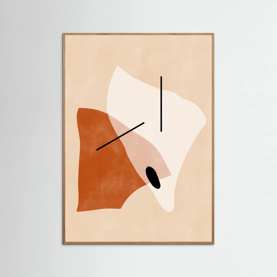 3x4 Aspectratioterracotta48 Poster – Poster und Kunstdruck