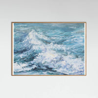 Oak Nature 55. building wave Poster