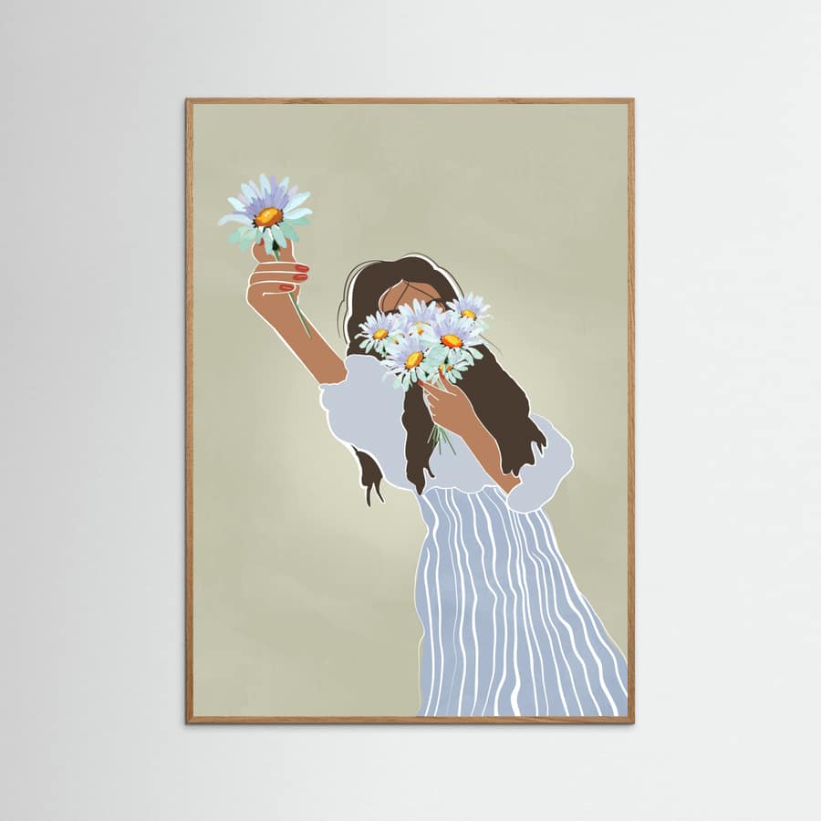 Póster A Bouquet of Daisies – póster e impresión artística