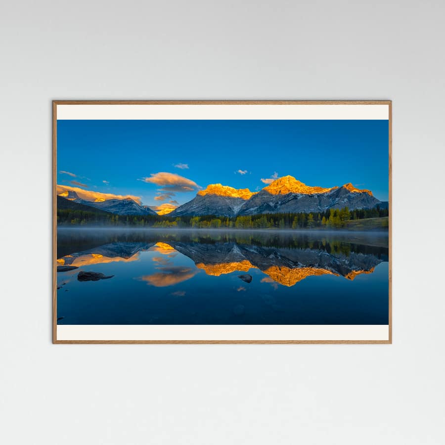 A Perfect Morning in Canadian Rockies -juliste – juliste ja taidepainatus