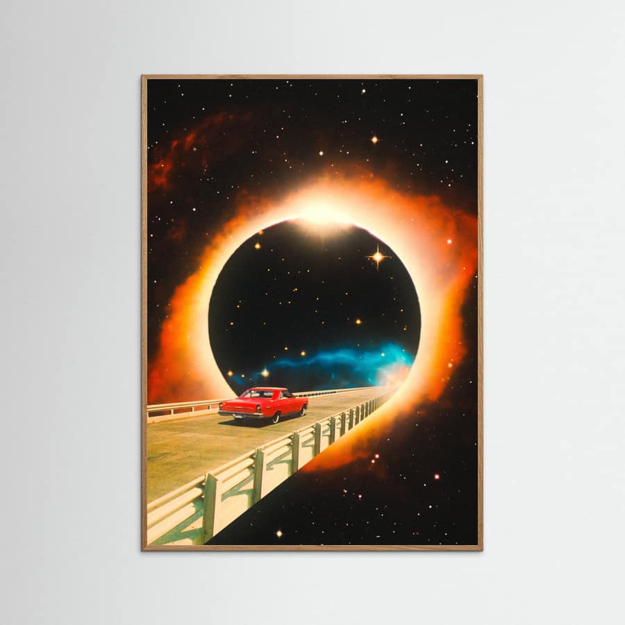 A Space Journey Begins Poster – plakat og kunsttryk