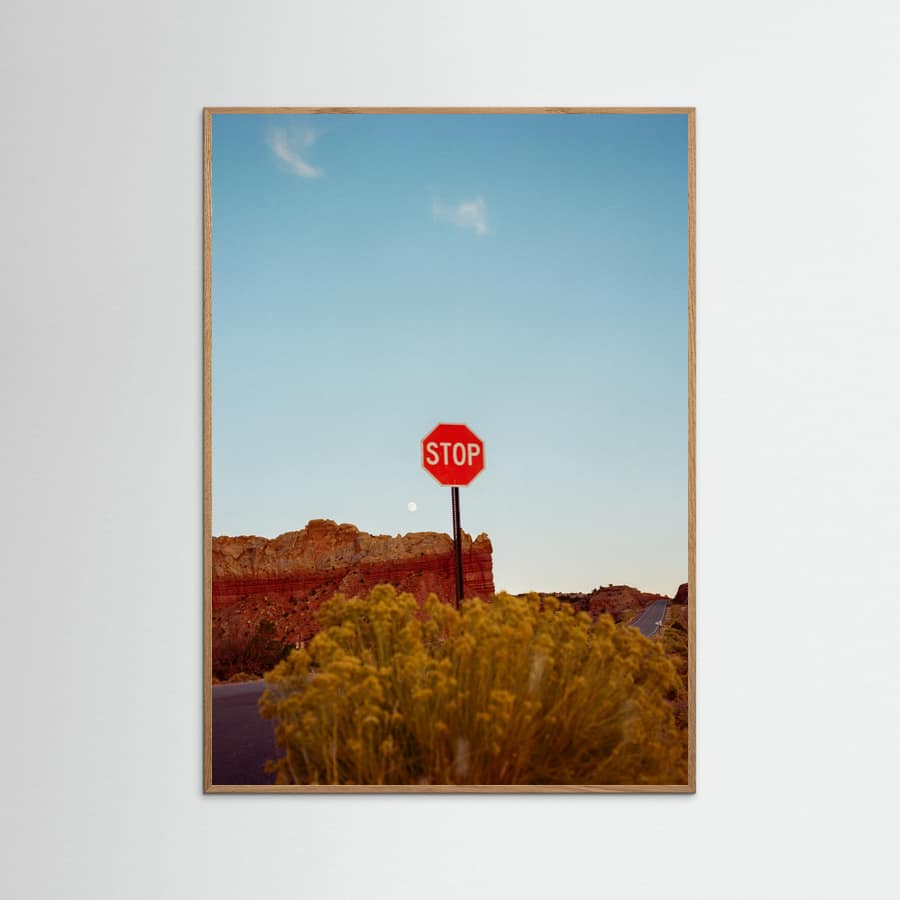Abiquiu Sunset Poster