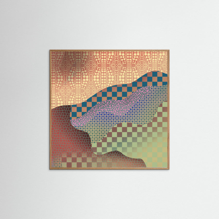Plakat Aboriginal Pattern Collage