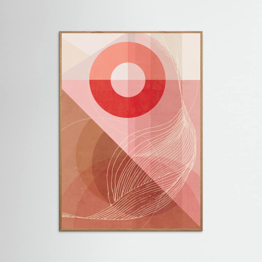 Abstract Above the mountain Poster – plakat og kunsttryk