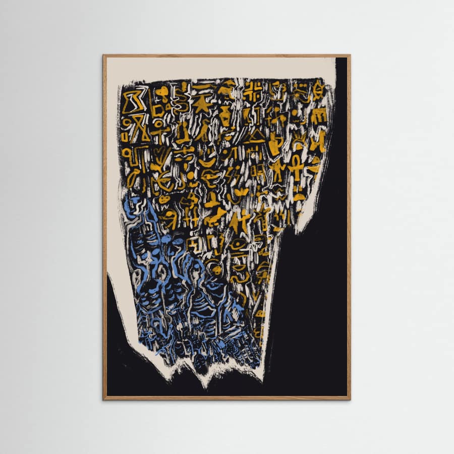 Affiche Abstract Alien Slab – affiche et impression d’art