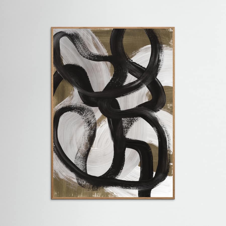 Plakat Abstract Brush Strokes 127X – plakat i druk artystyczny