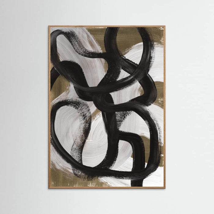 Plakat Abstract Brush Strokes 127X – plakat i druk artystyczny