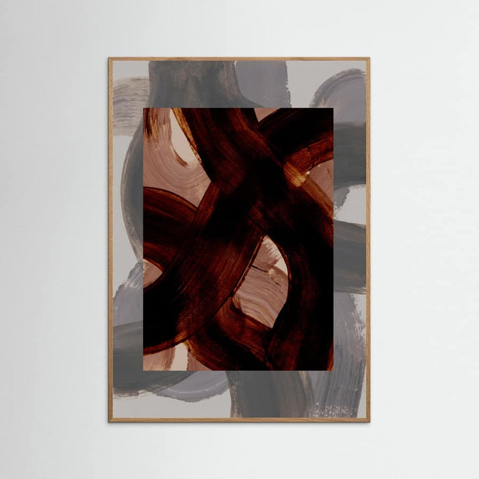 Abstract Brush Strokes 150 Poster – poster and art print