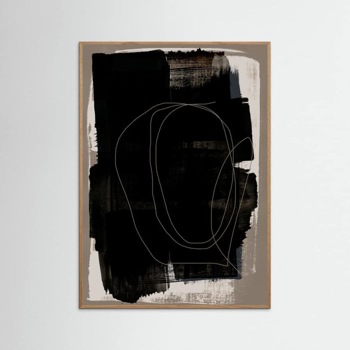 Abstract Brush Strokes 180Z Poster – Poster und Kunstdruck