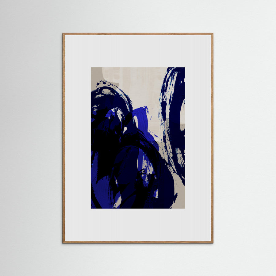 Abstract Brush Strokes 20 Poster