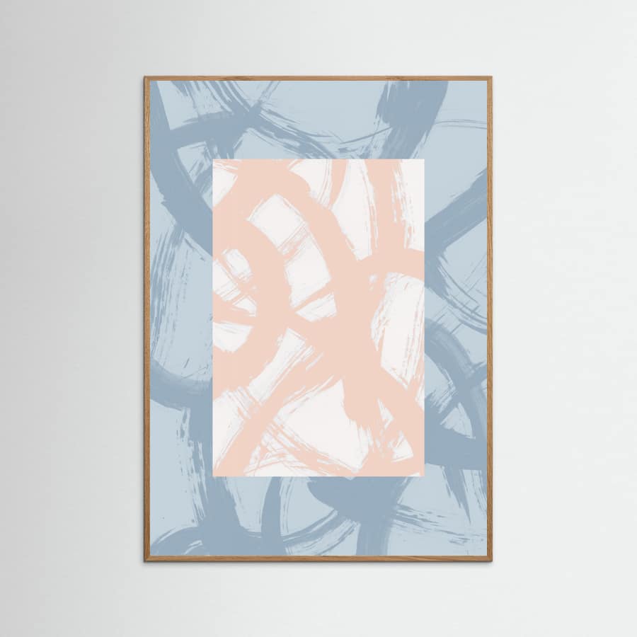 Plakat Abstract Brush Strokes 98A
