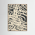 Oak Nature Abstract Calligraphy Poster