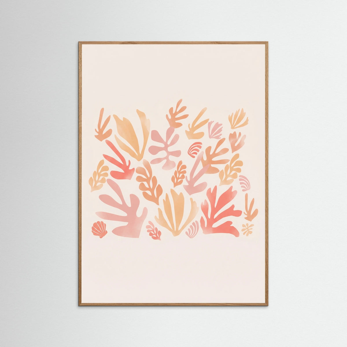 Oak Nature Abstract Coral Garden