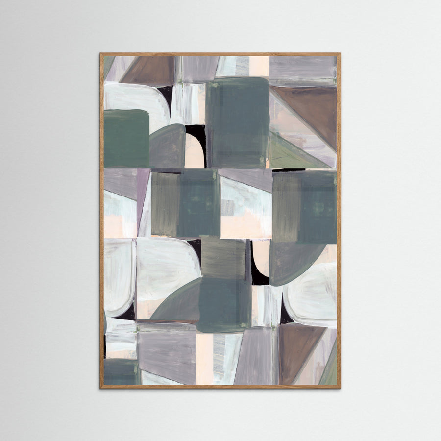 Abstract Desaturate No3 Poster