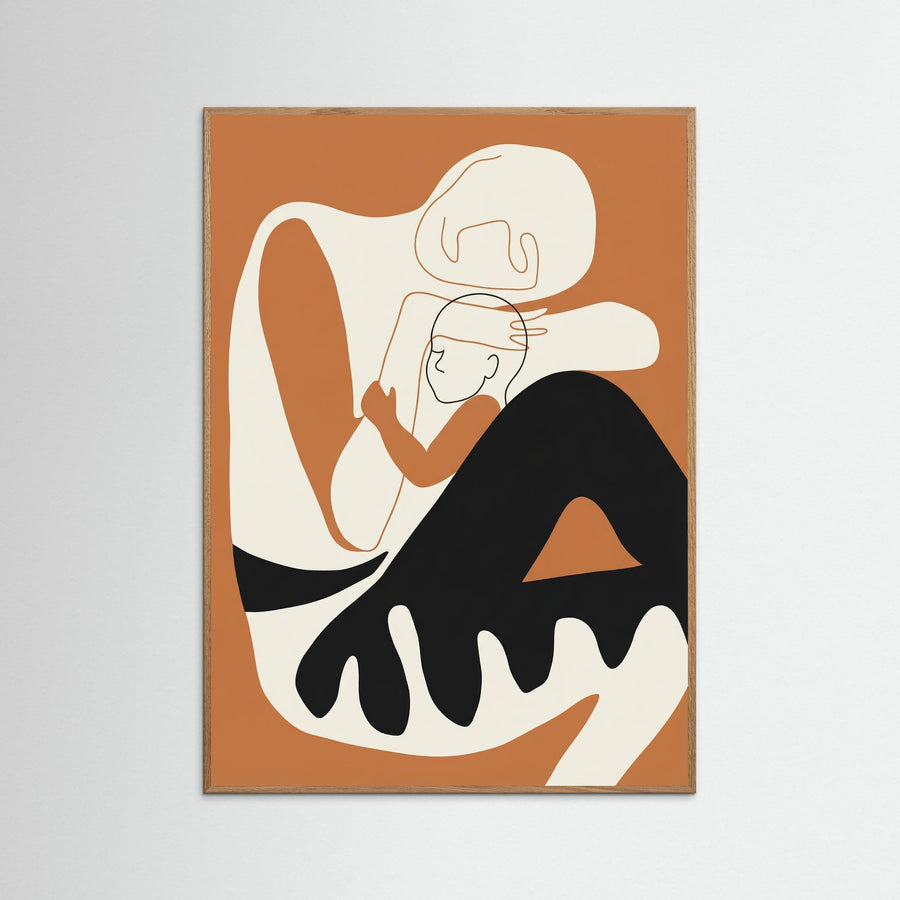 Abstract Embrace