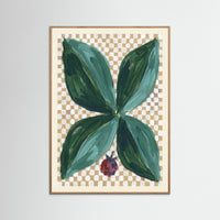 Abstract Indigo Bloom