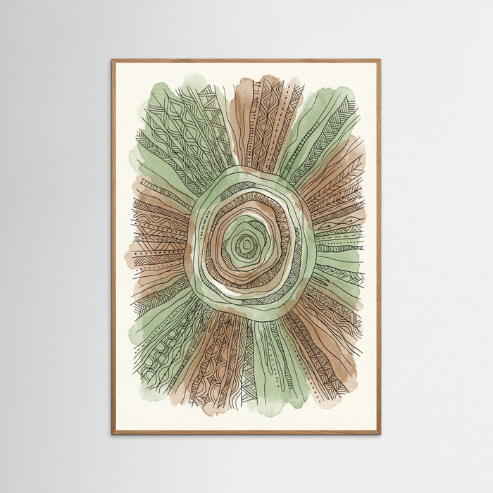 Oak Nature Abstract Pattern Bands