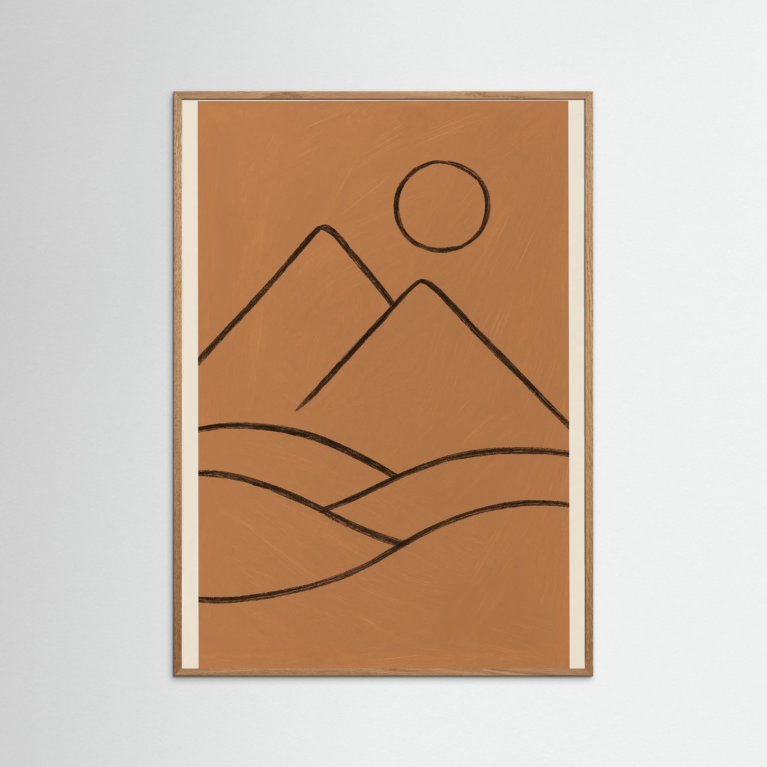 Oak Nature Abstract Seated Figure
