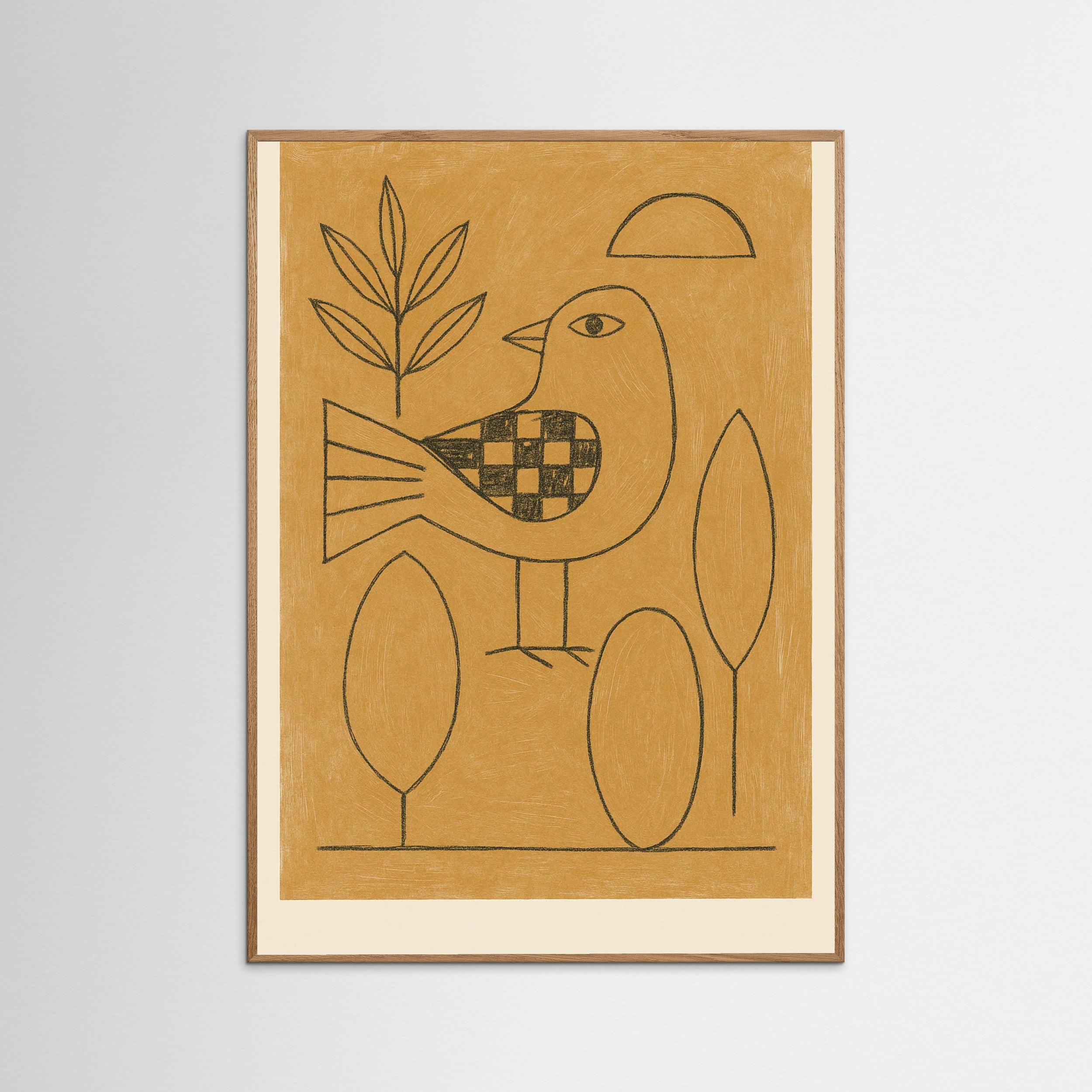 Oak Nature Abstract Sitting Figure