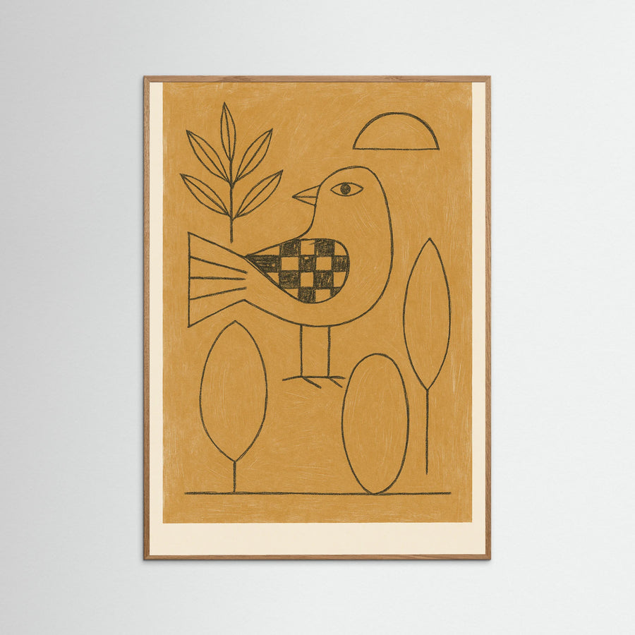 Abstract Sitting Figure