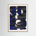 Oak Nature Abstract Stripe Minimal Collage 28 Poster