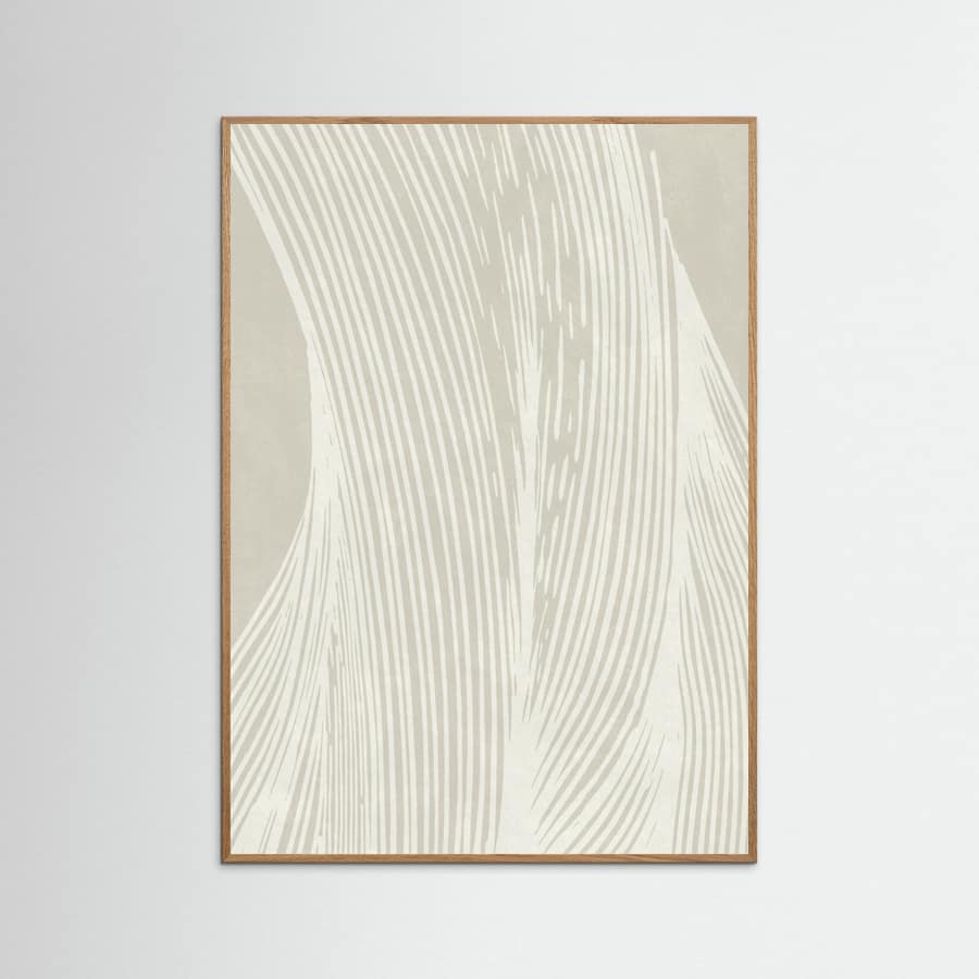 Abstract hand drawn Line 04 Poster