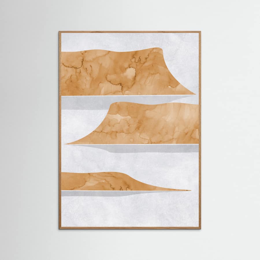 Abstract lake Powell view Poster