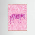 Poster African Zebra striking camouflage – poster e stampa artistica