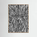 African Zebra striped camouflage -juliste – juliste ja taidepainatus
