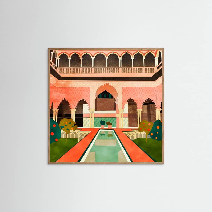 Plakat Alhambra Granada Spain