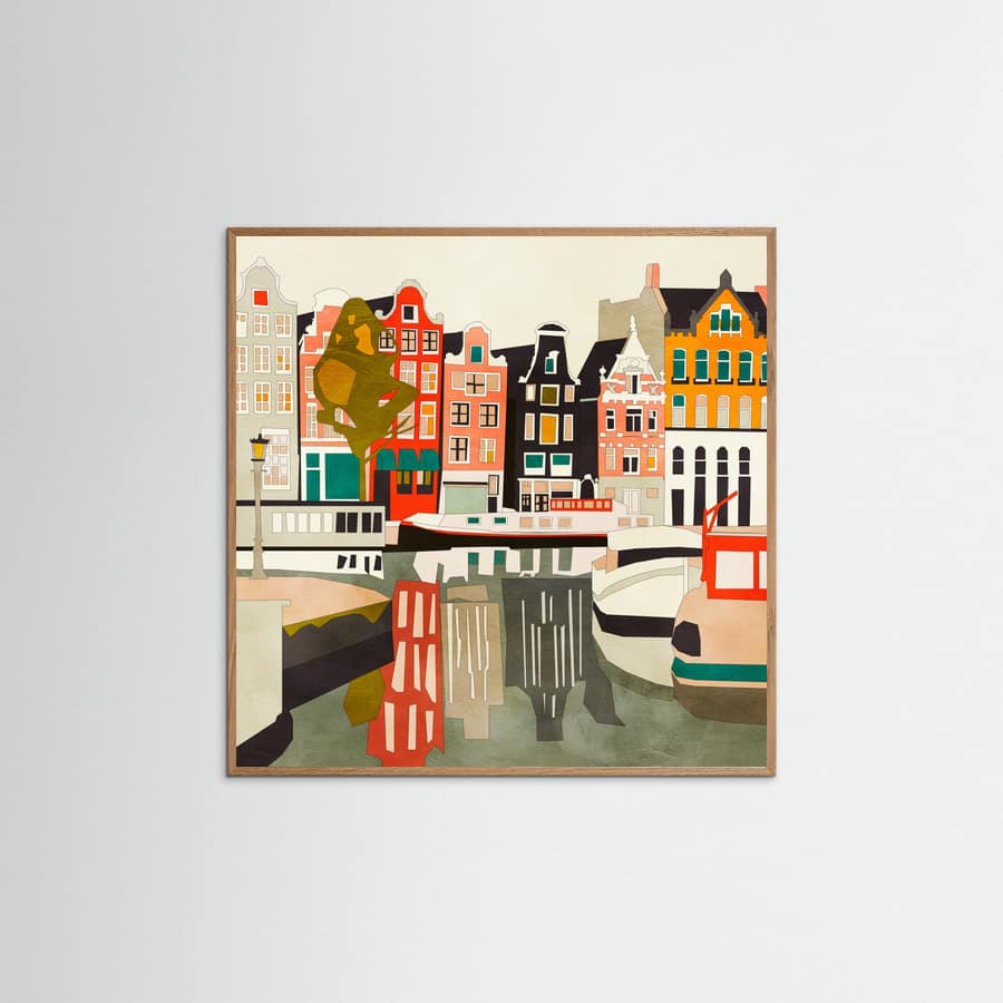 Plakat Amsterdam Houses