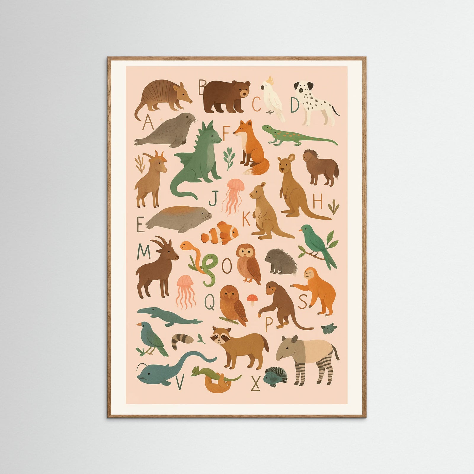 Oak Nature Animal Alphabet
