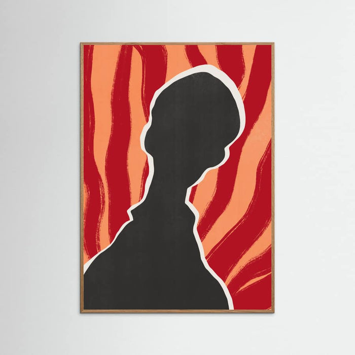 Anonymous Portrait In Heat Poster – poster and art print