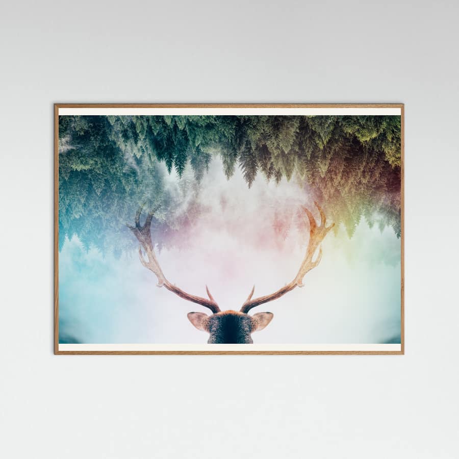 Antler Poster – Poster und Kunstdruck