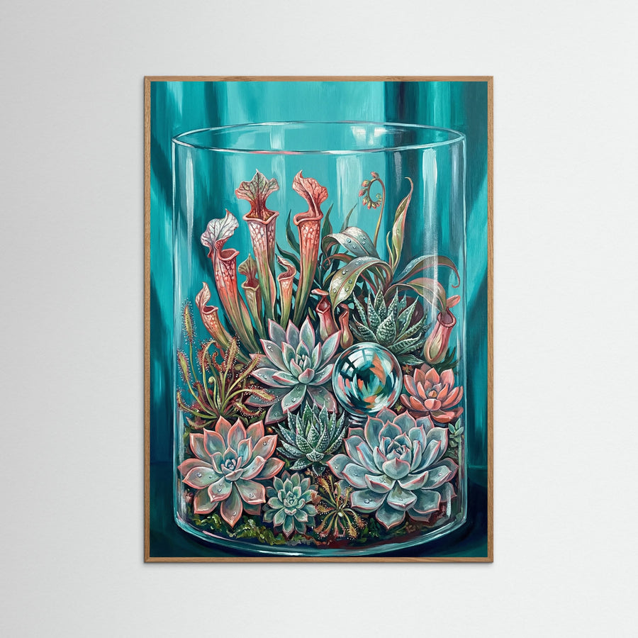 Aqua Bloom Still Life
