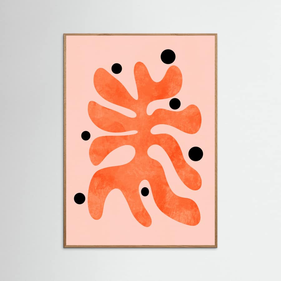 Aquarell Miro Shapes3e Kopie Poster