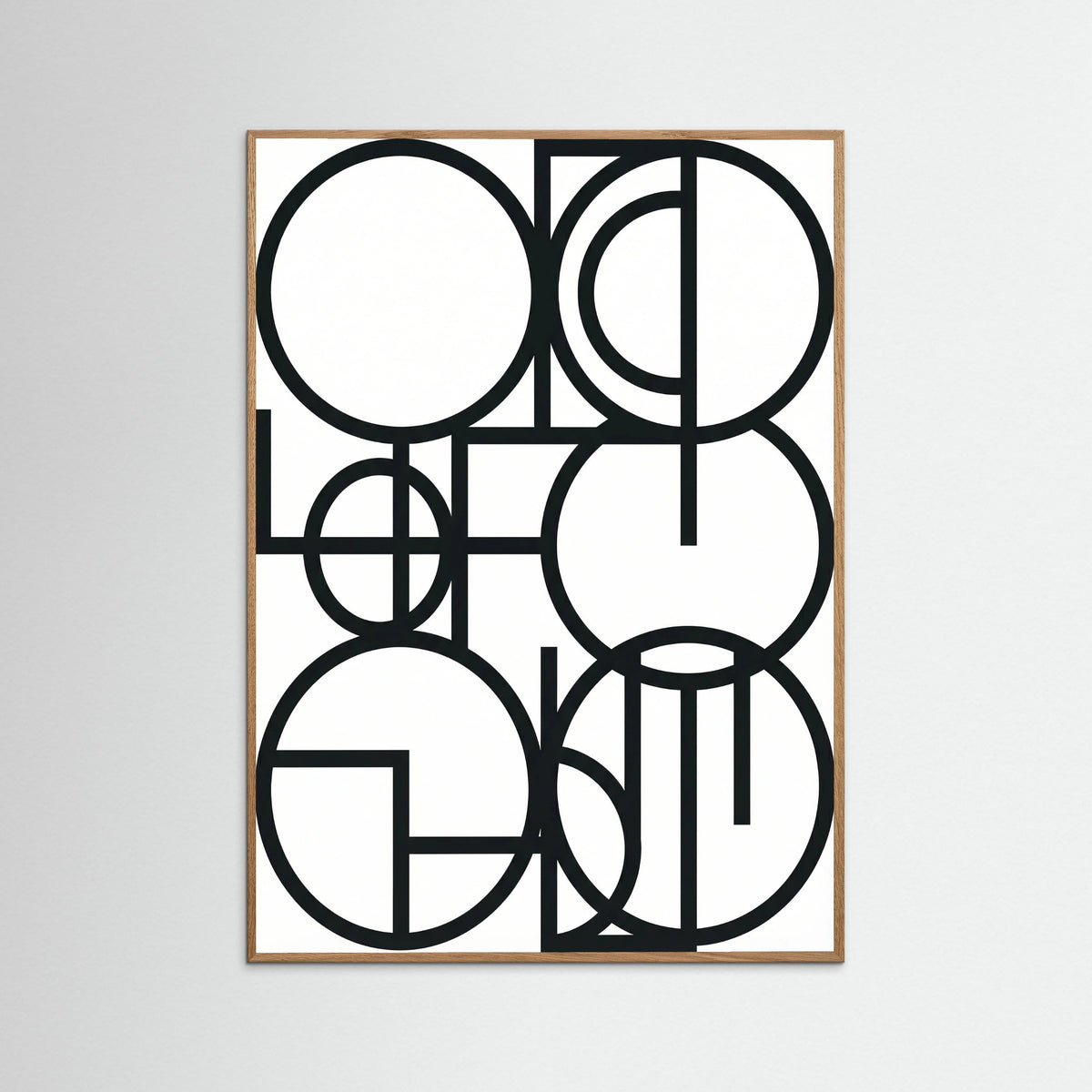 Oak Nature Art Print Beige