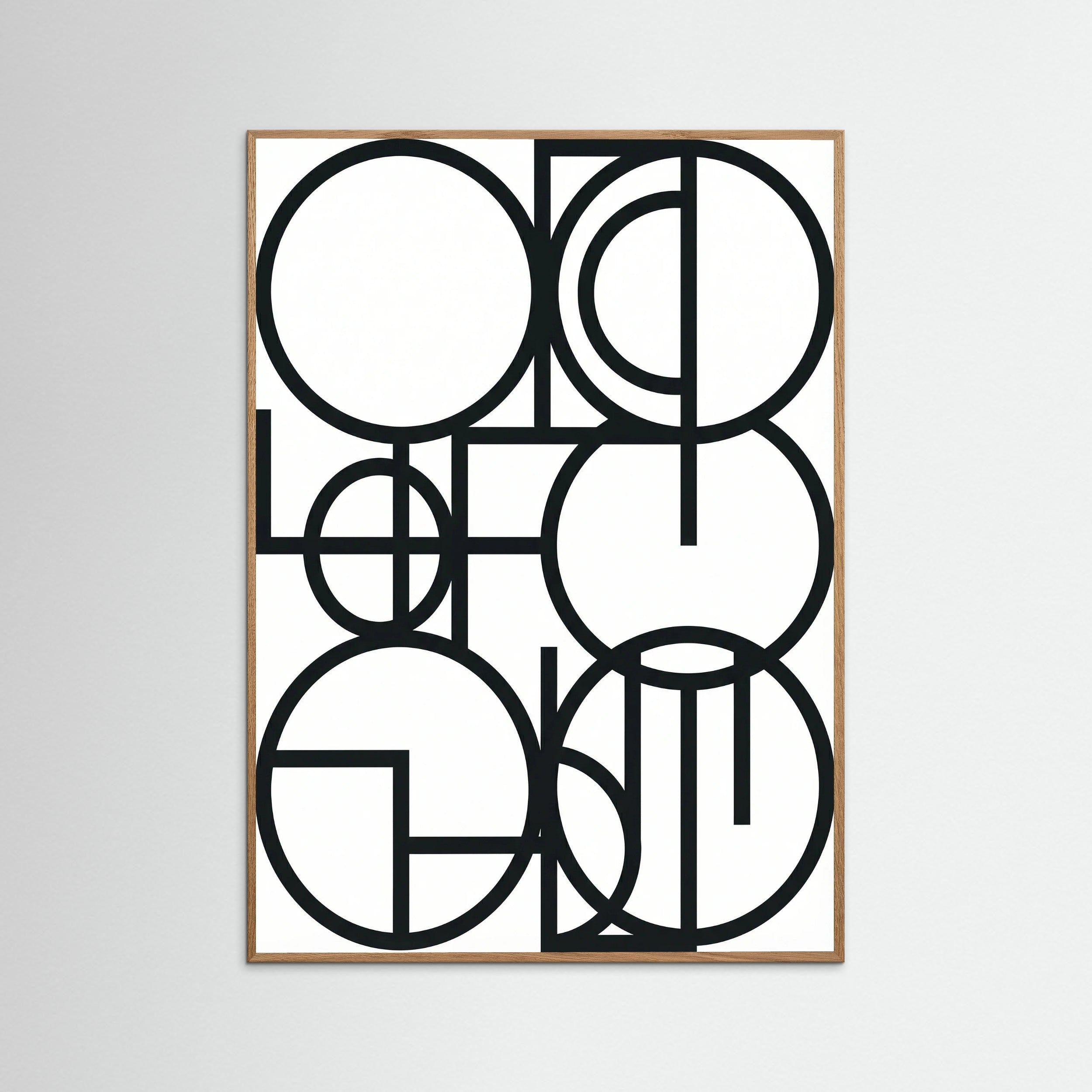 Oak Nature Art Print Beige