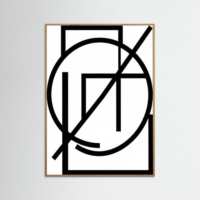 Oak Nature Art Print Beige