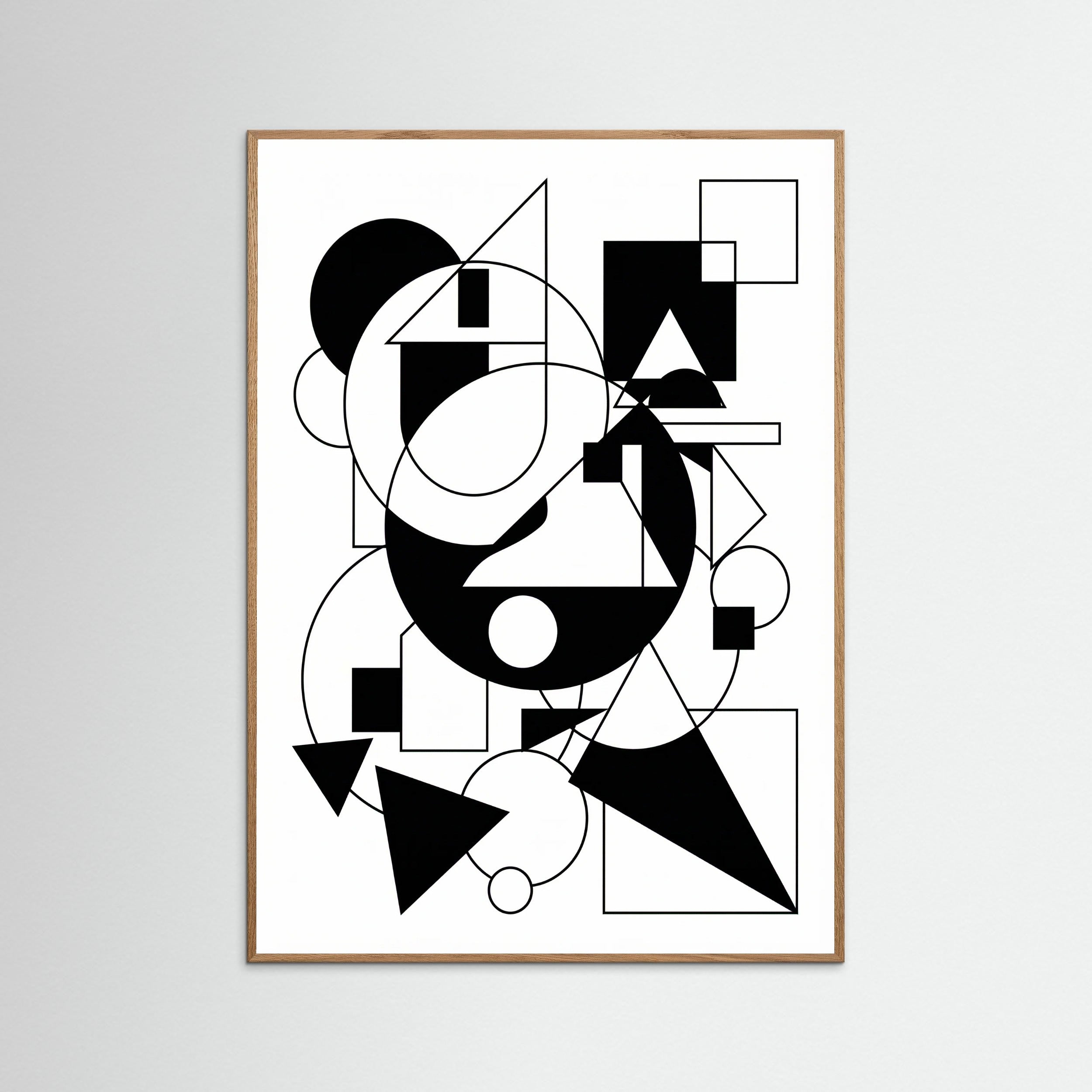 Oak Nature Art Print Beige