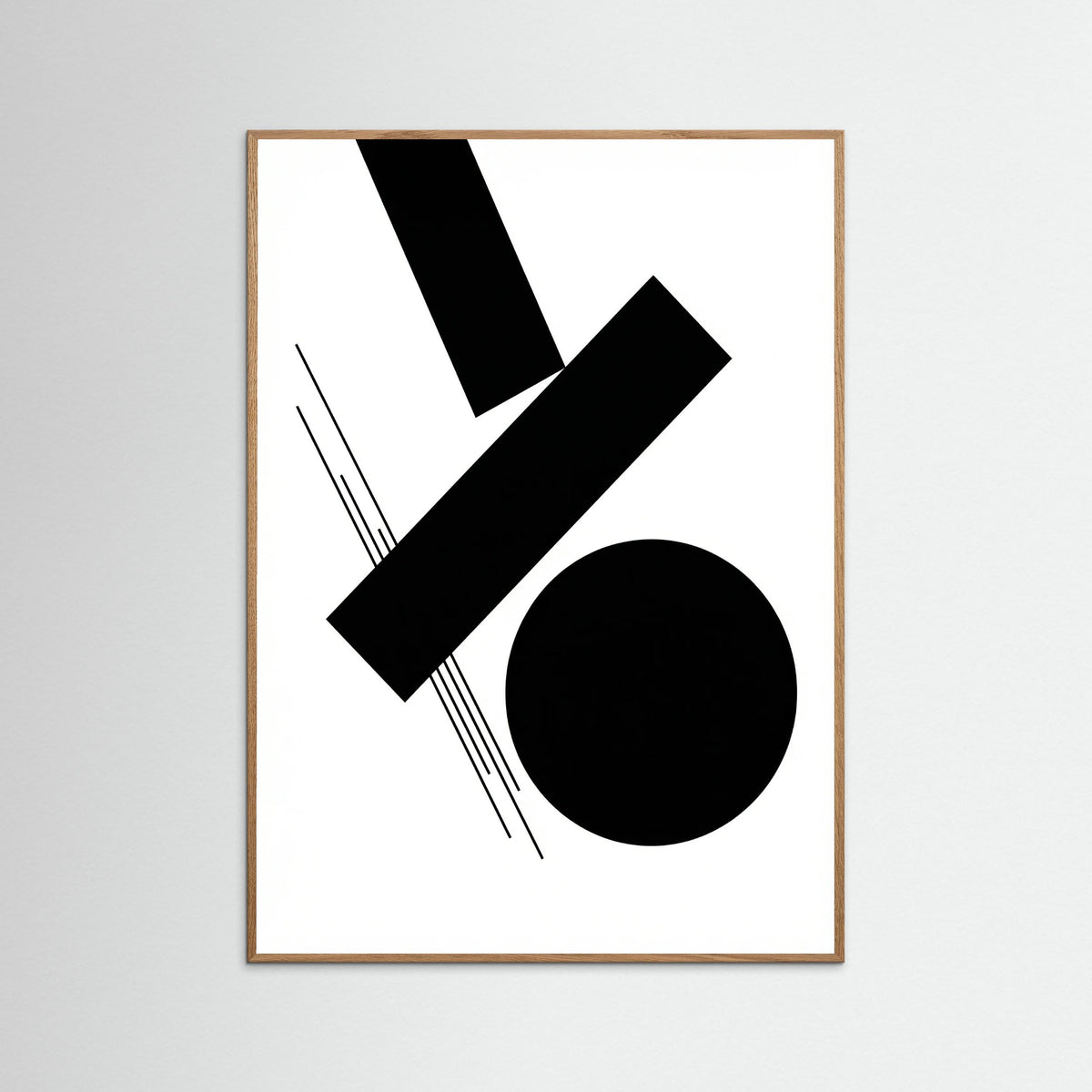 Oak Nature Art Print Beige