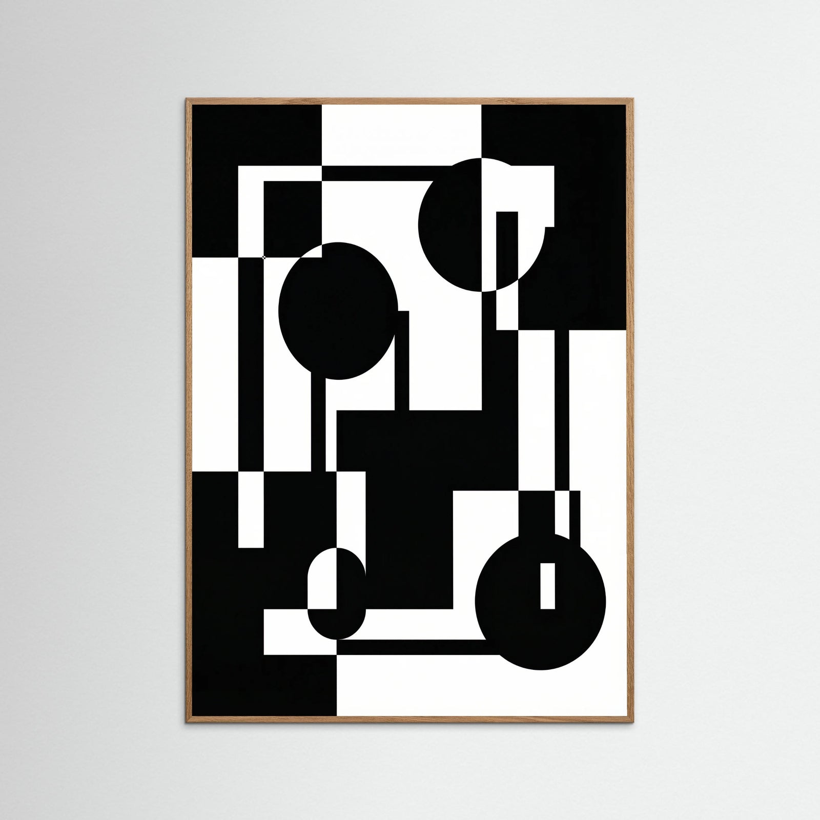 Oak Nature Art Print Beige