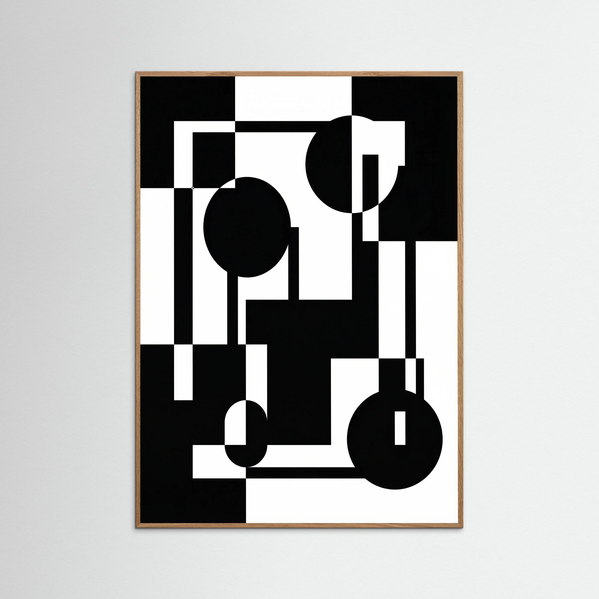 Oak Nature Art Print Beige